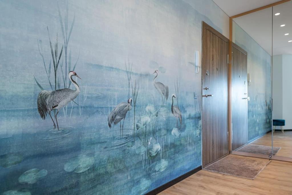 Bright Kaunas Apartment With Castle View Luaran gambar